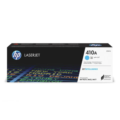 Toner HP CF411A - 410A Cyan | For LaserJet Pro M452/M477